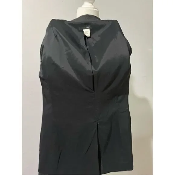 J.crew dark gray blazer jacket 96% wool beautiful blazer 2 - Picture 5 of 6
